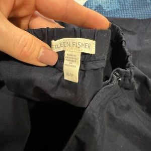 Eileen Fisher Navy A-Line Full Maxi Skirt sz XS